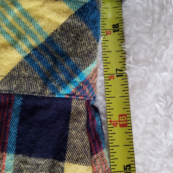 DEMIX flannel button down shirt Size M - Picture 6 of 6